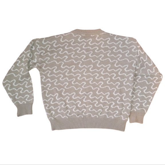 Patterned Crew Knit Sweater - Picture 2 of 3